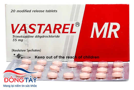 Trimetazidine (Vastarel) được chỉ định khi các thuốc điều trị thiếu máu cơ tim khác đáp ứng kém
